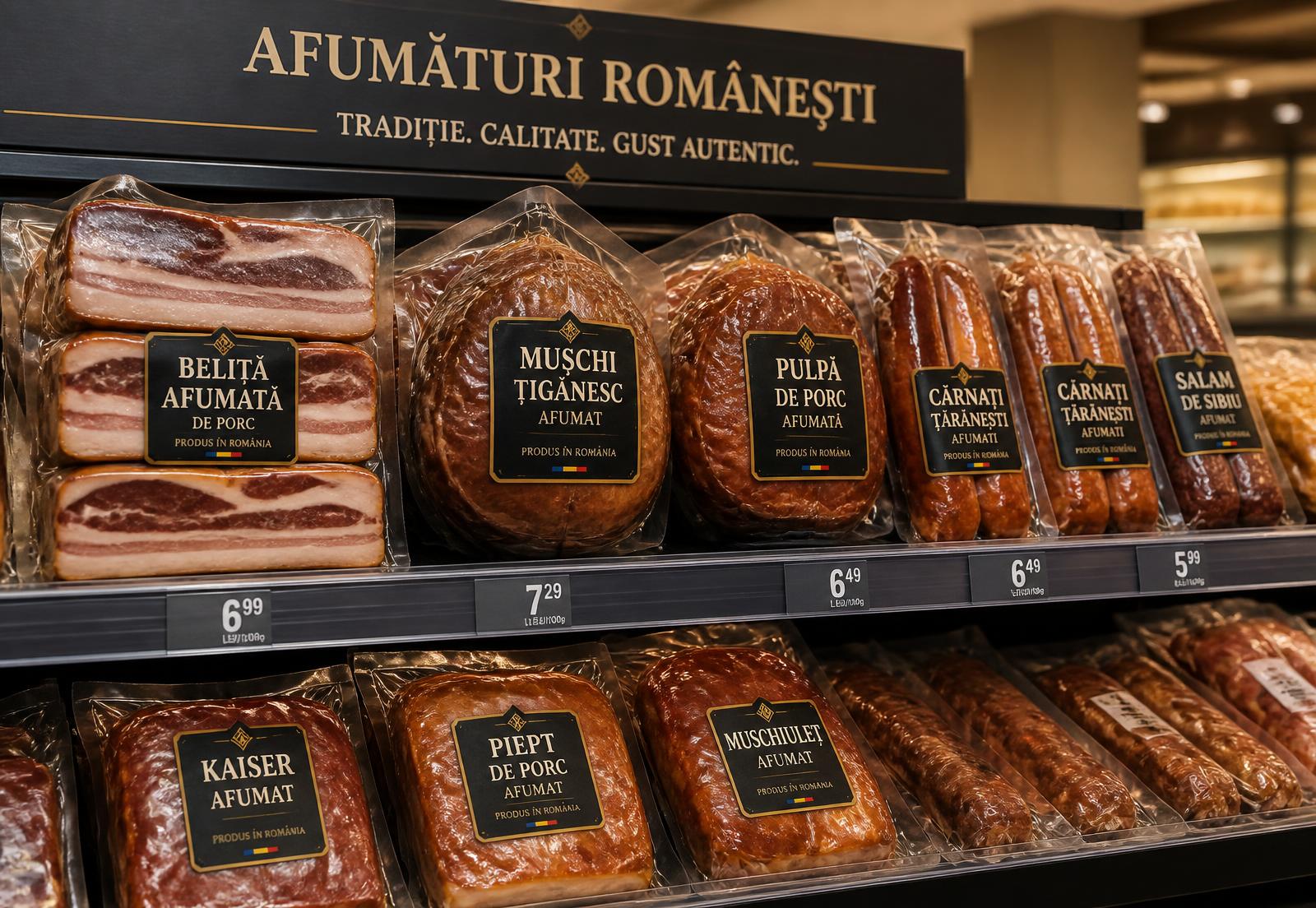 Produse Comoara Carpaților la raft în magazin